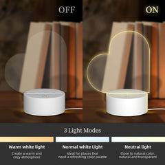 Always with me (Mother and child)-Personalized Heart-Shaped Acrylic Light Board with Base