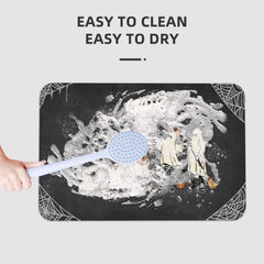 Ghost Family Portrait-Premium Custom Diatomaceous Earth Door Mat | Made in USA