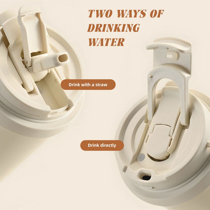 What Day Is Today Who Cares Summer Vibe, Beach-Personalized Custom 316 Stainless Steel Dual-Drinking Water Bottle