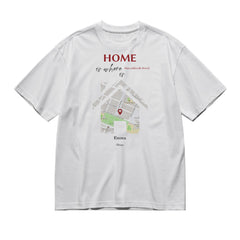 Home is where - is - Maps-200g High-Quality 100% Cotton T-Shirt with Heat Transfer Printing