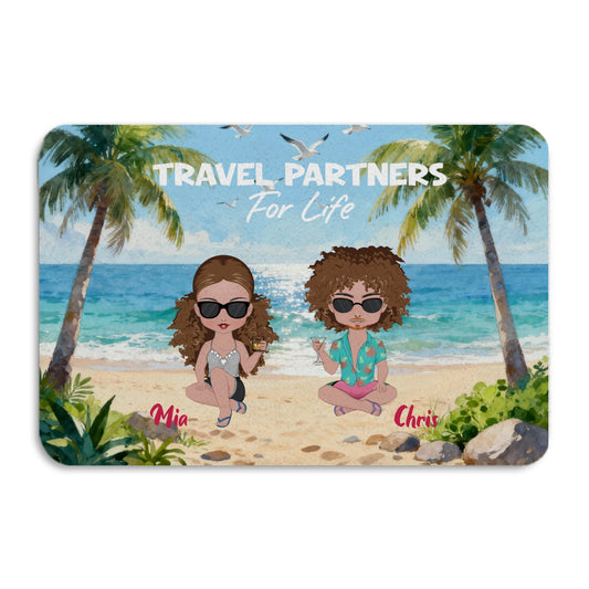 Travel Partners-Premium Custom Diatomaceous Earth Door Mat | Made in USA