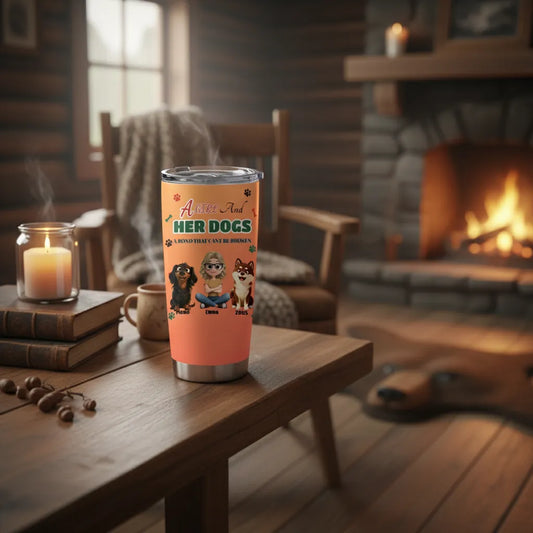 Personalized Dog Mom Tumbler | Custom Pet Travel Mug