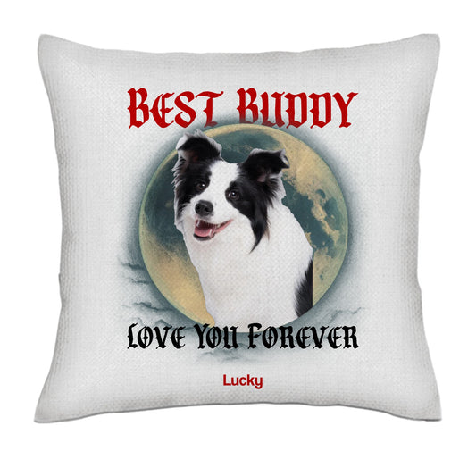 Spooky season - Photos- Linen Pillowcase + Pillow Insert Set