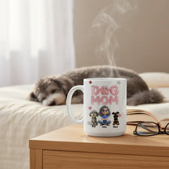 1-4 Dogs Custom Name Mug for Dog Moms