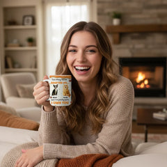 Personalized Funny Cat Mug - "I Own You" Custom Breed Coffee Cup - Gift for Cat Lovers