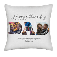 DAD - Photos- Linen Pillowcase + Pillow Insert Set