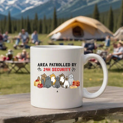 Area patrolled by 24h security- Personalization Custom Coffee 11/15 oz. Accent Mug