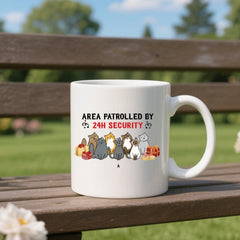 Area patrolled by 24h security- Personalization Custom Coffee 11/15 oz. Accent Mug