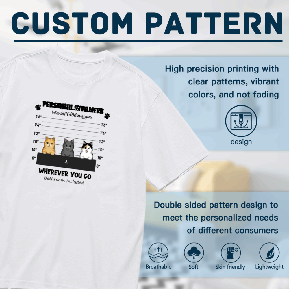 Personal Stalker -Personalization Custom 200g cotton T-shirt