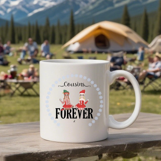 Besties forever- Personalization Custom Coffee 11/15 oz. Accent Mug