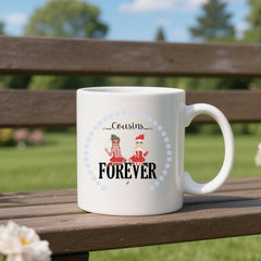 Besties forever- Personalization Custom Coffee 11/15 oz. Accent Mug
