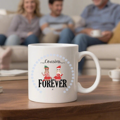 Besties forever- Personalization Custom Coffee 11/15 oz. Accent Mug