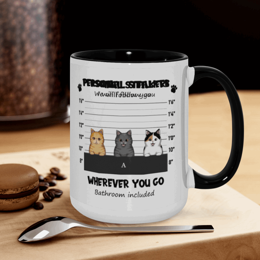Personal_Stalker - Personalization Custom Coffee 15 oz. Accent Mug