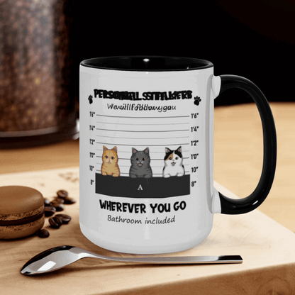 Personal_Stalker - Personalization Custom Coffee 15 oz. Accent Mug