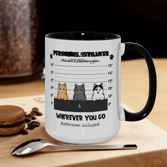 Personal_Stalker - Personalization Custom Coffee 15 oz. Accent Mug