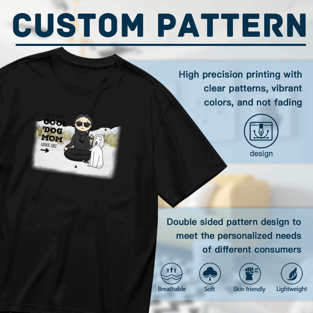 This is what a coolpet mom looks like-Personalization Custom 200g cotton T-shirt