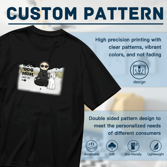 This is what a coolpet mom looks like-Personalization Custom 200g cotton T-shirt
