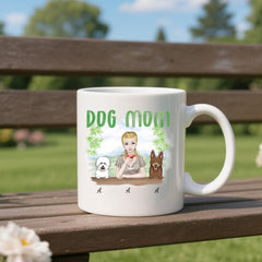 Dog Mom- Personalization Custom Coffee 11/15 oz. Accent Mug