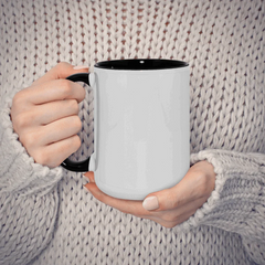 My Sibling has pows - Personalization Custom Coffee 15 oz. Accent Mug