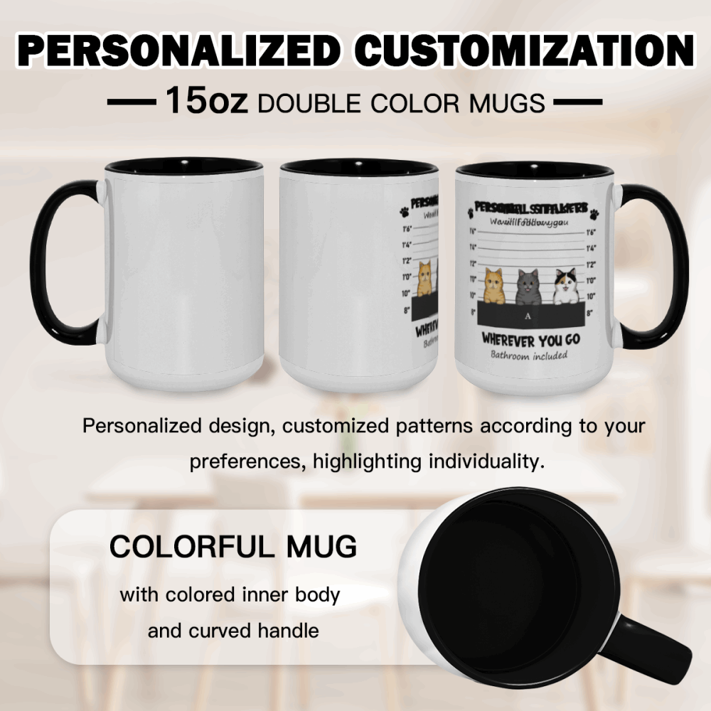 Personal_Stalker - Personalization Custom Coffee 15 oz. Accent Mug