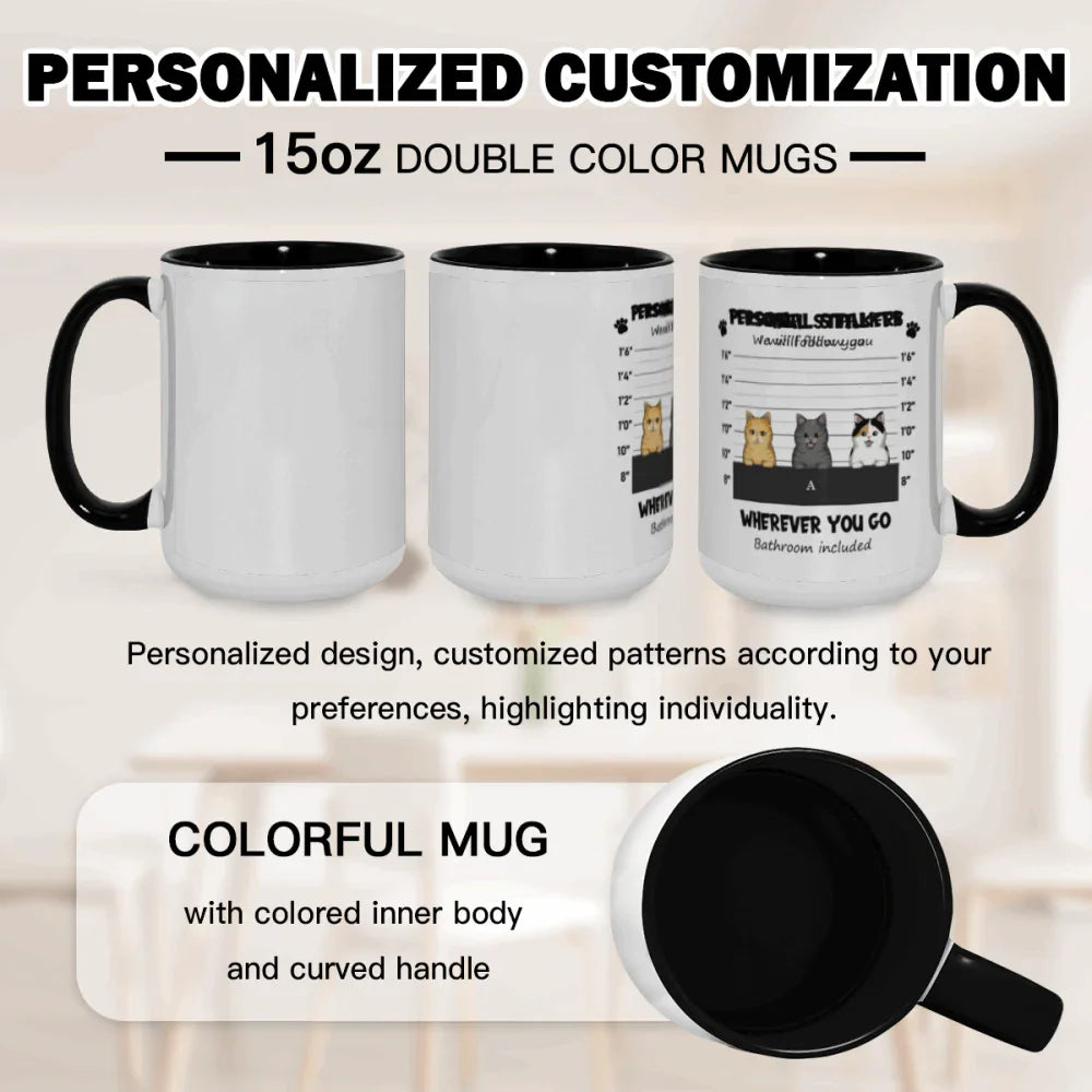 Personal_Stalker - Personalization Custom Coffee 15 oz. Accent Mug