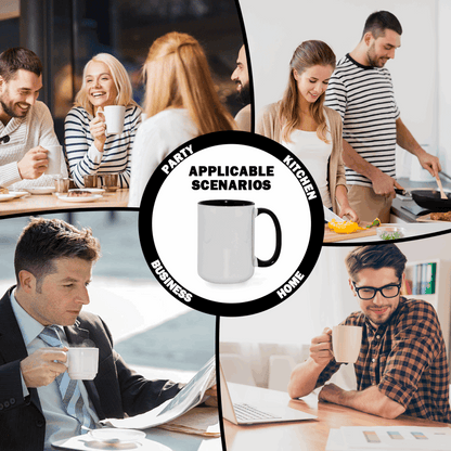 My Sibling has pows - Personalization Custom Coffee 15 oz. Accent Mug