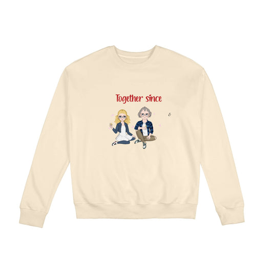 Together since (Puzzle) - Personalized Custom Eight-Color 310G Cotton Crew-Neck Sweatshirt