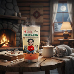 The 'A Gril and Her Cats' Custom Pet Tumbler - Bring Your Best Friend Everywhere