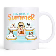 Dog days of summer - Personalization Custom Coffee 11/15 oz. Accent Mug