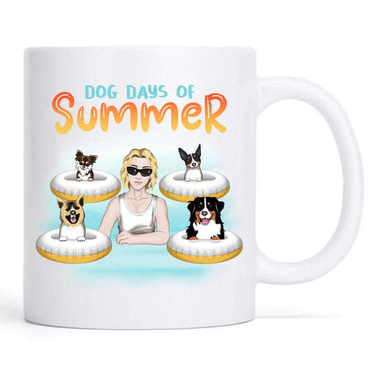 Dog days of summer - Personalization Custom Coffee 11/15 oz. Accent Mug