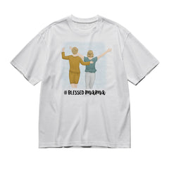 Motherhood is beautiful (Back - Pencil Style)-200g High-Quality 100% Cotton T-Shirt with Heat Transfer Printing