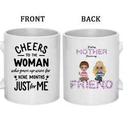 First my mother, forever my friend-Personalized Double-Sided Custom Mug 11oz & 15oz