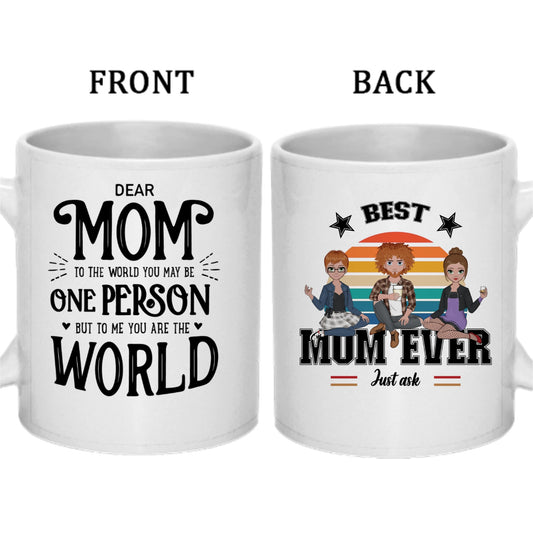 Best mom ever-Personalized Double-Sided Custom Mug 11oz & 15oz