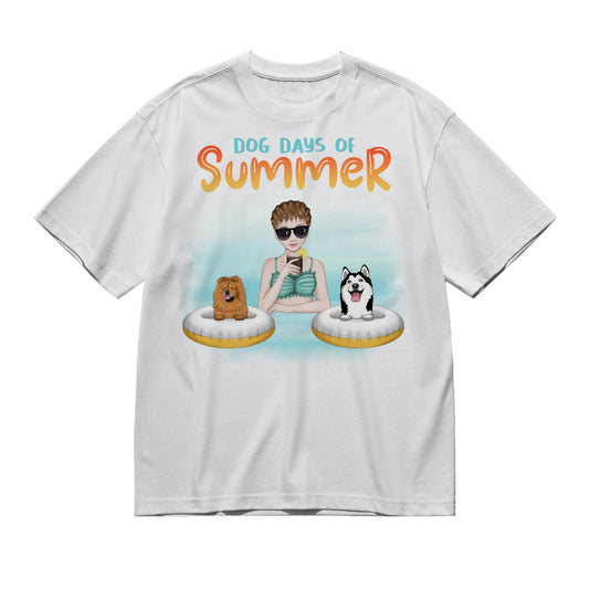 Female Frontal - Full Color-200g High-Quality 100% Cotton T-Shirt with Heat Transfer Printing