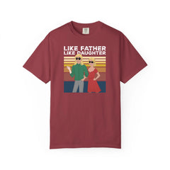 Like father, like daughter-Unisex Garment-Dyed Personalized Shirt