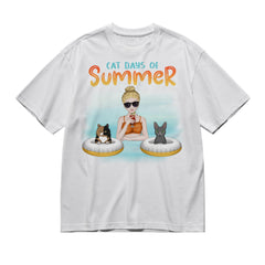 Female Frontal - Full Color -200g High-Quality 100% Cotton T-Shirt with Heat Transfer Printing