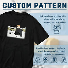 Cool Dog Father -Personalization Custom 200g cotton T-shirt